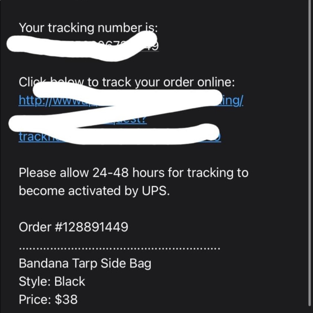 Supreme : Side Tarp Bag Bandana (Black). - Picture 2 of 2